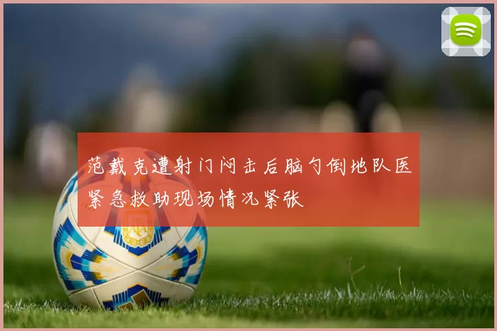 范戴克遭射门闷击后脑勺倒地队医紧急救助现场情况紧张